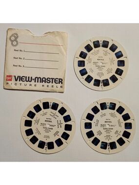 VINTAGE View Master Reels Scenes from Montreal x 3